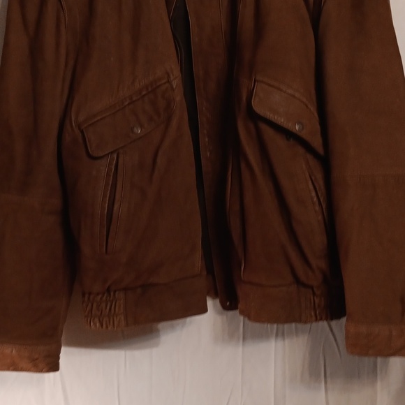 Phase 2 Men's Brown Leather Jacket 2X - Picture 4 of 8